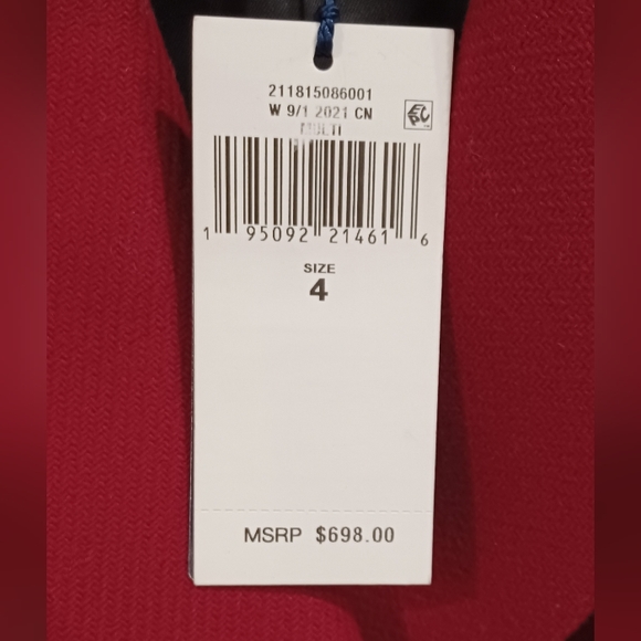 Polo Ralph Lauren Red Wool Coat , 4 - Picture 4 of 6